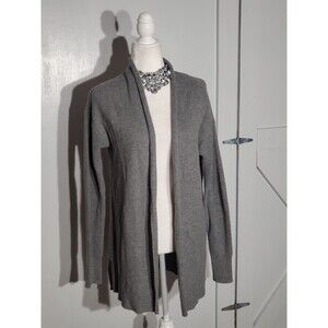 GAP CARDIGAN COLOR GRAY LONG SLEEVE MERINO WOOL/ACRYLIC SIZE M